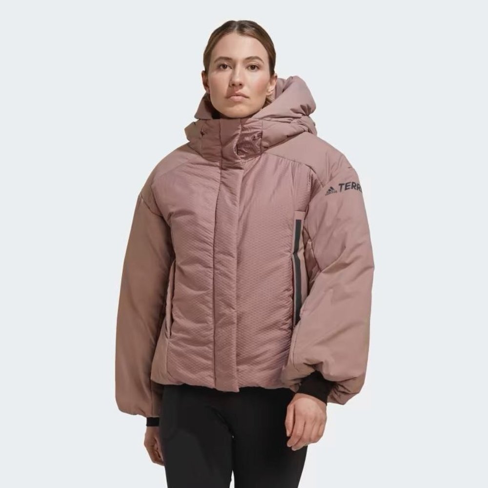 Adidas oversized thick winter snow puffer jacket coat bomber